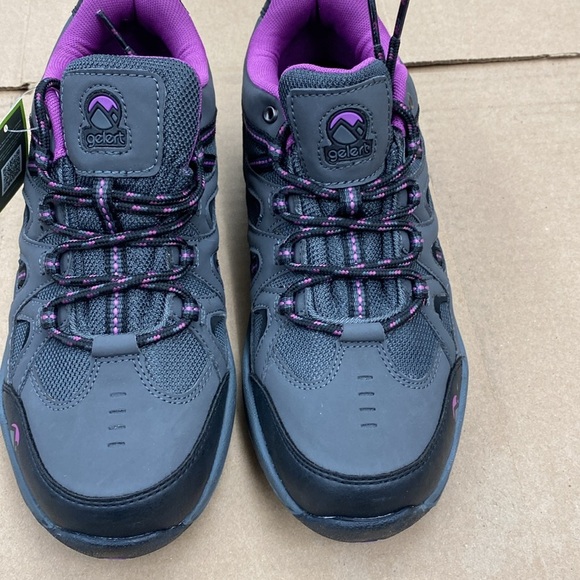 Gelert Women's Ottawa Low Walking Boot Charcoal Purple Size 6/39 NWT - Picture 2 of 5